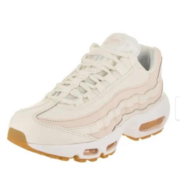 Nike Air Max 95 Sail Guava Ice Gum Light Brown Sole Womens EUC 8.5 - Picture 1 of 9